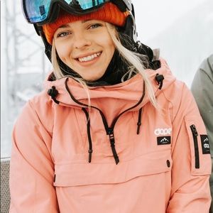 Size Small Pink DOPE Snow Anorak Jacket